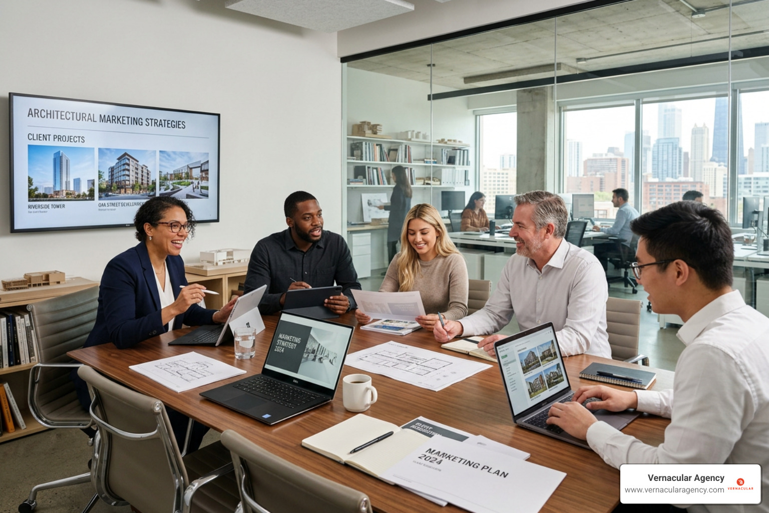 Architect marketing strategies in a modern architectural office - Architect marketing strategies