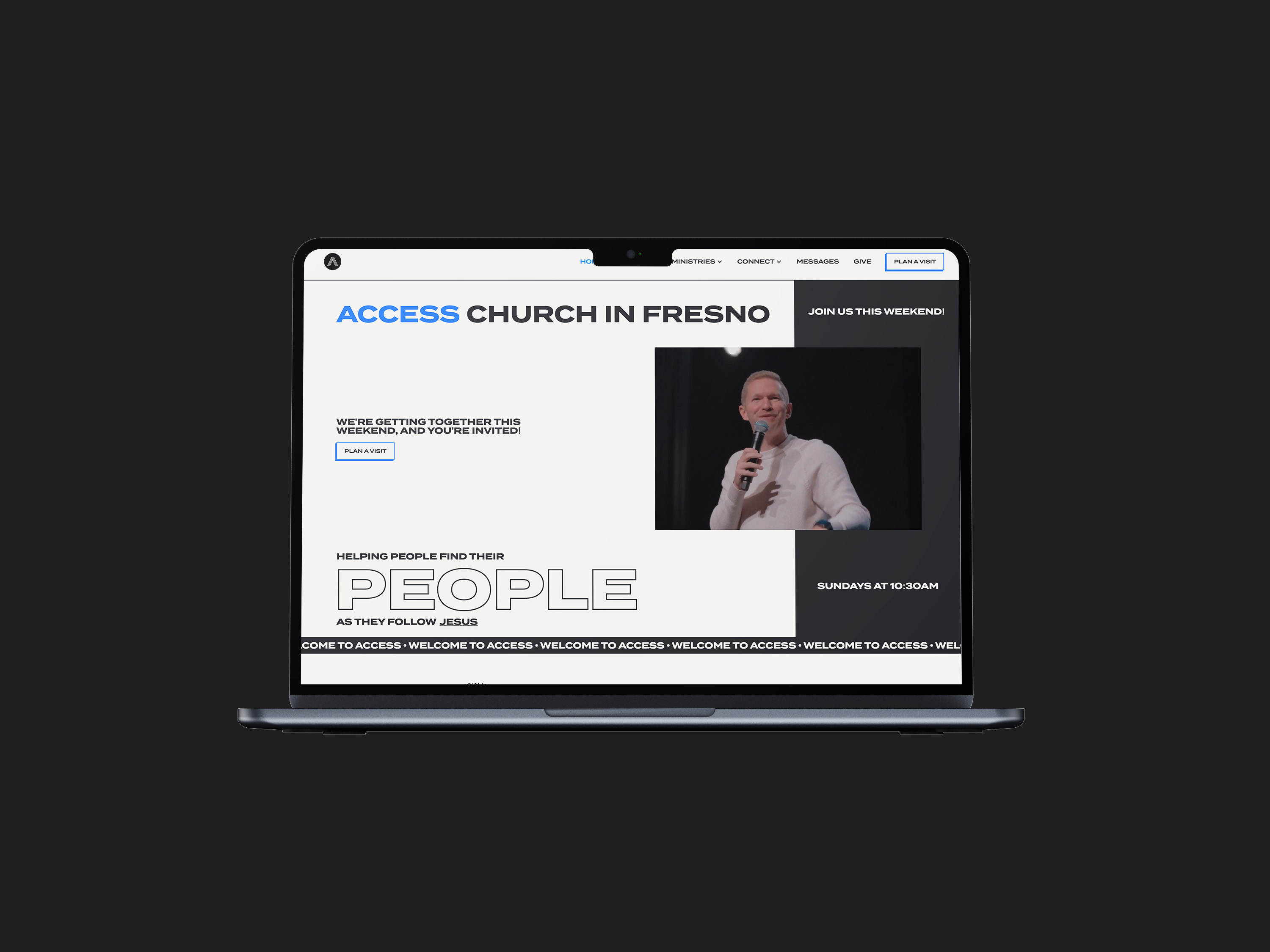 Access Church Fresno Website Designer