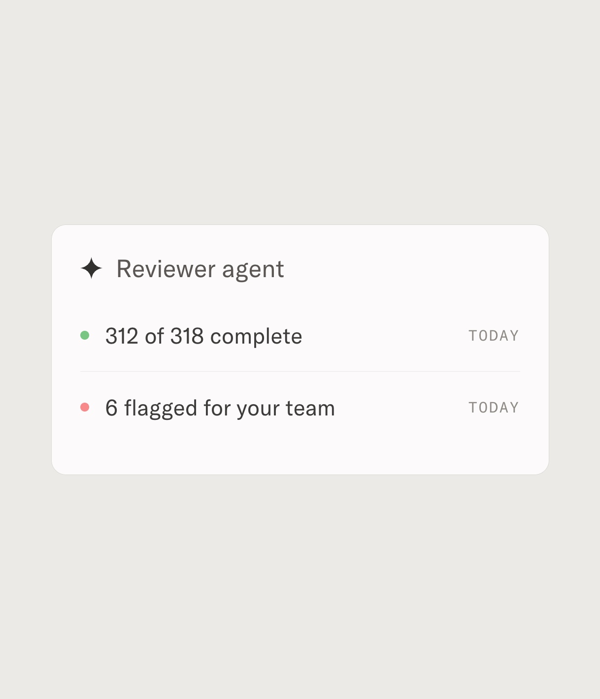 Reviewer agent