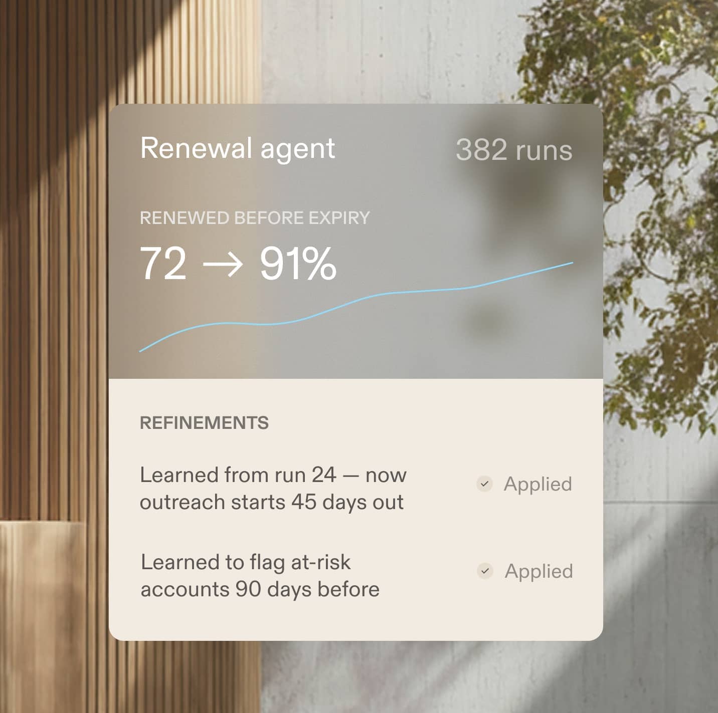 An exception review prepared by agents with an accept button for the compliance officer
