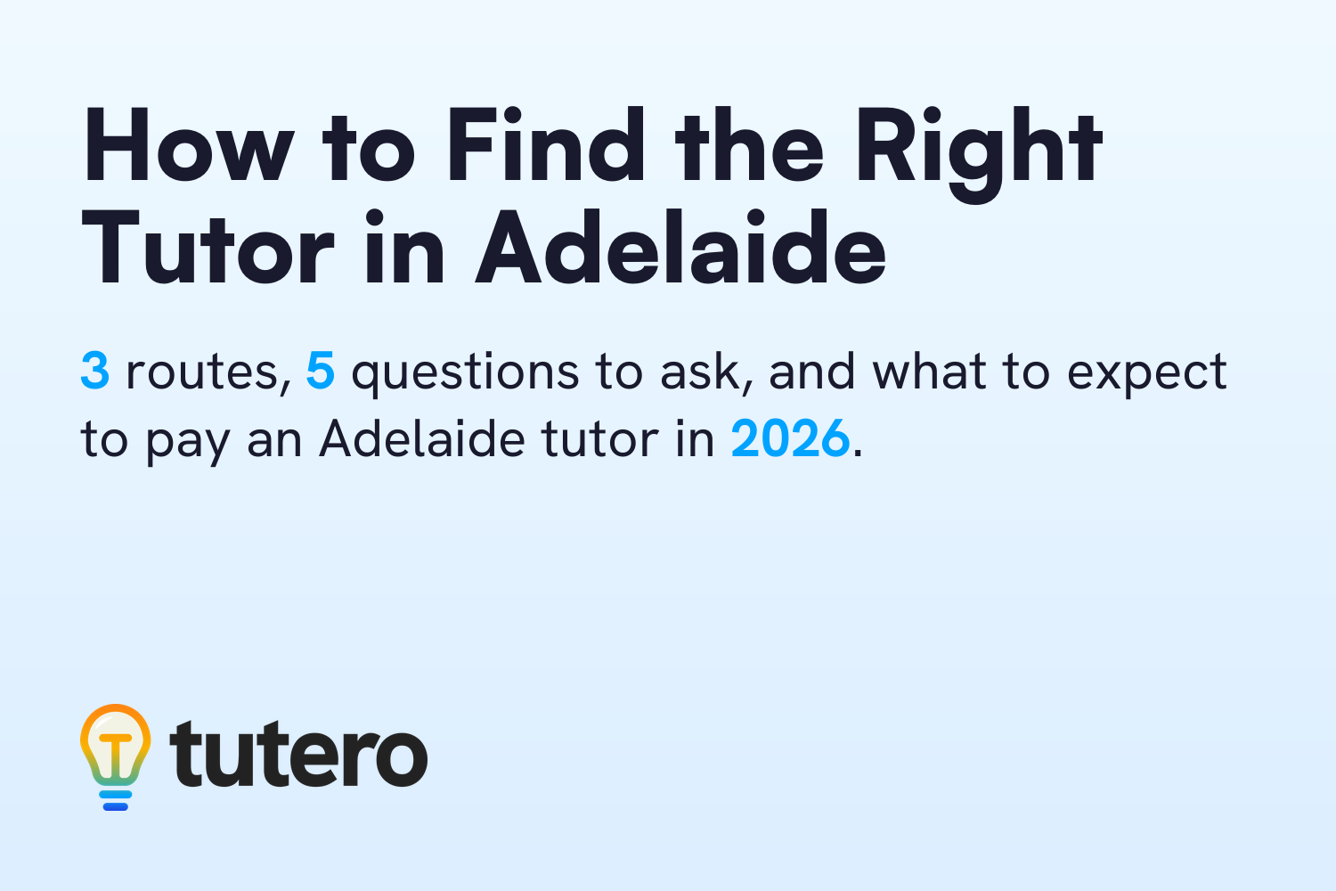 How to Find the Right Tutor in Adelaide — cover card