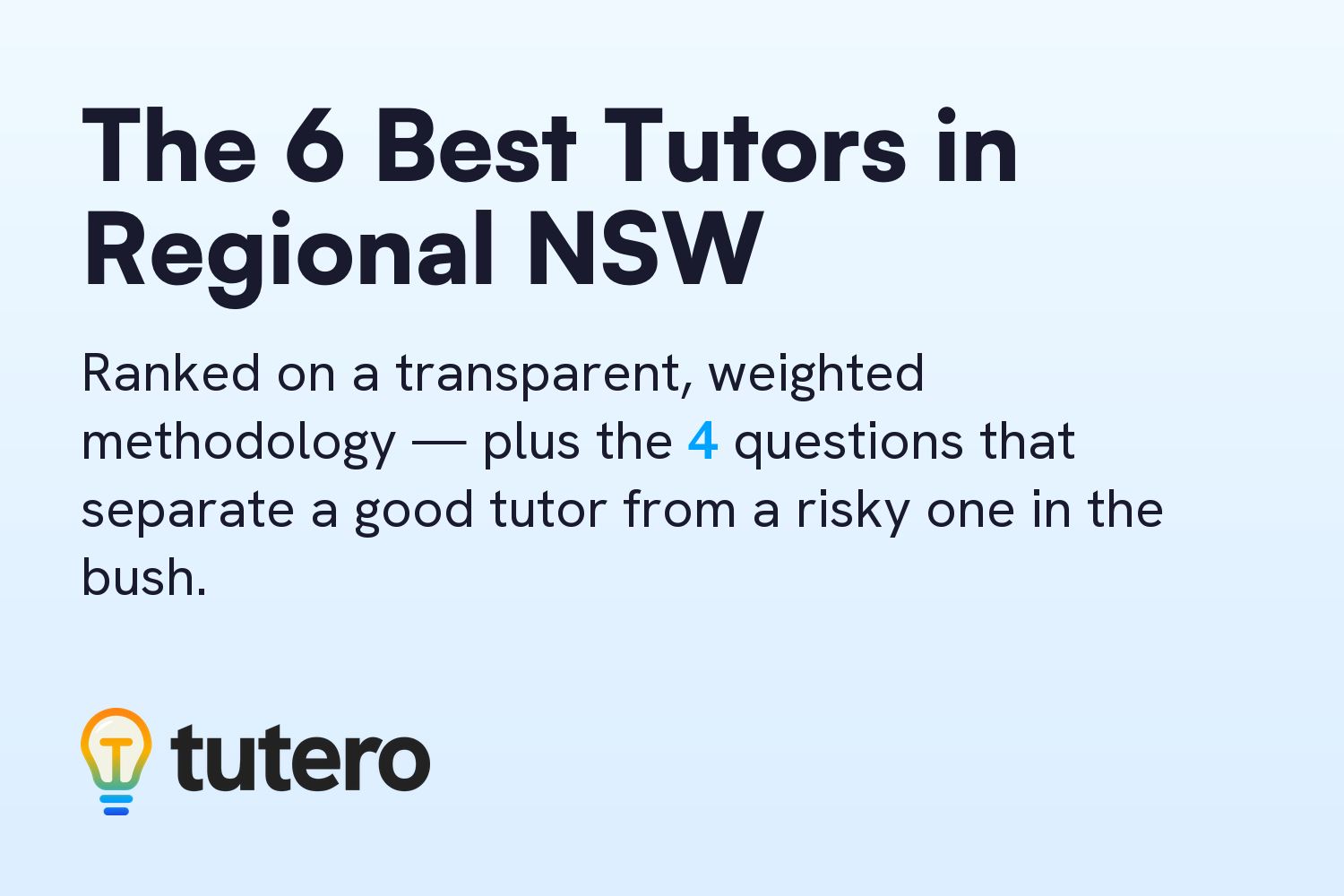 The 6 Best Tutors in Regional NSW, Ranked — cover card