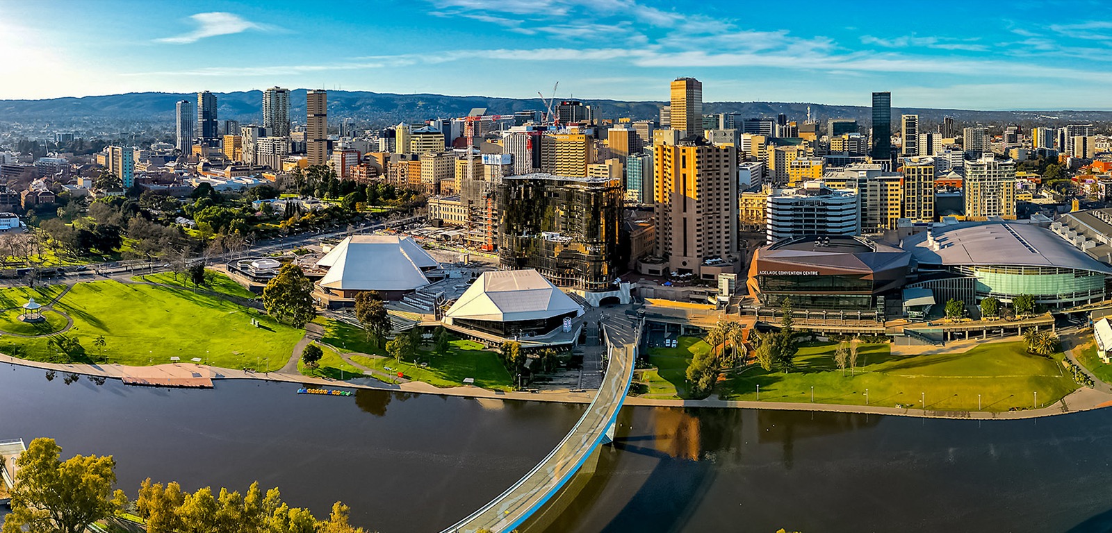 Adelaide city skyline, the South Australian capital where families seek SACE and ATAR tutoring