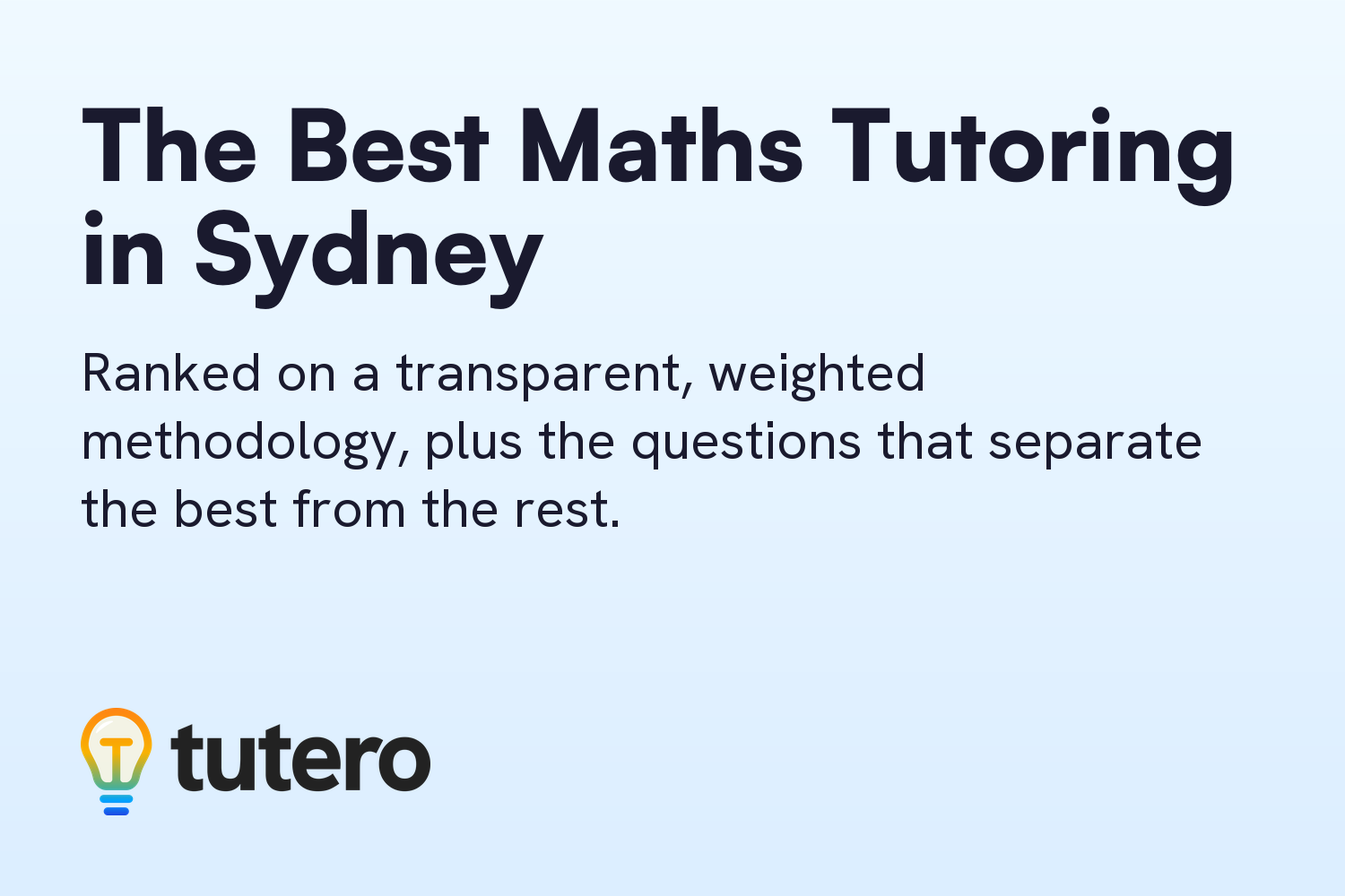 The Best Maths Tutoring in Sydney, Ranked - cover card