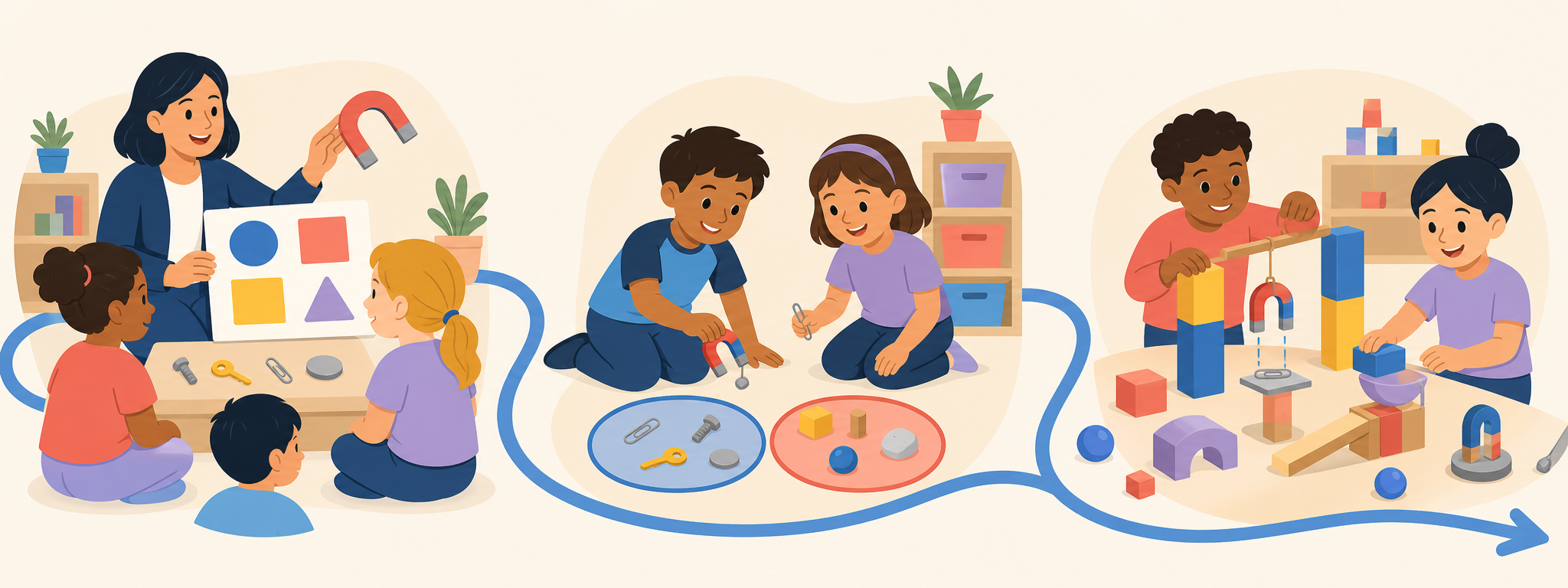 Three differentiated pathways for the same primary school science investigation