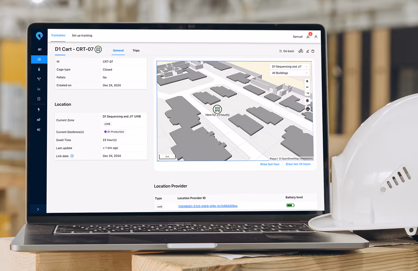 Pozyx Platform Trackable Details