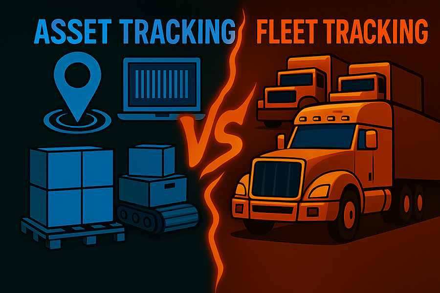 Learn the difference between asset and fleet tracking, including UWB, BLE, RFID, and GPS technologies for indoor and outdoor visibility.