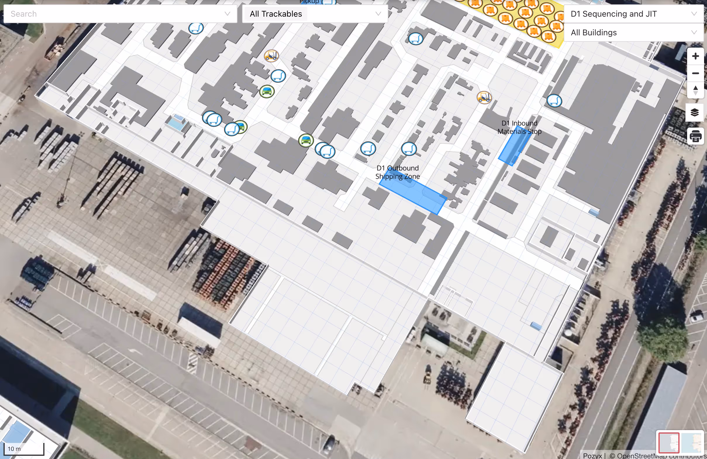 Entdecken Sie Pozyx Platform v3.1 mit BLE-Asset-Tracking, verbesserten Karten und stärkerem GPS-Support für Indoor- und Outdoor-Transparenz.