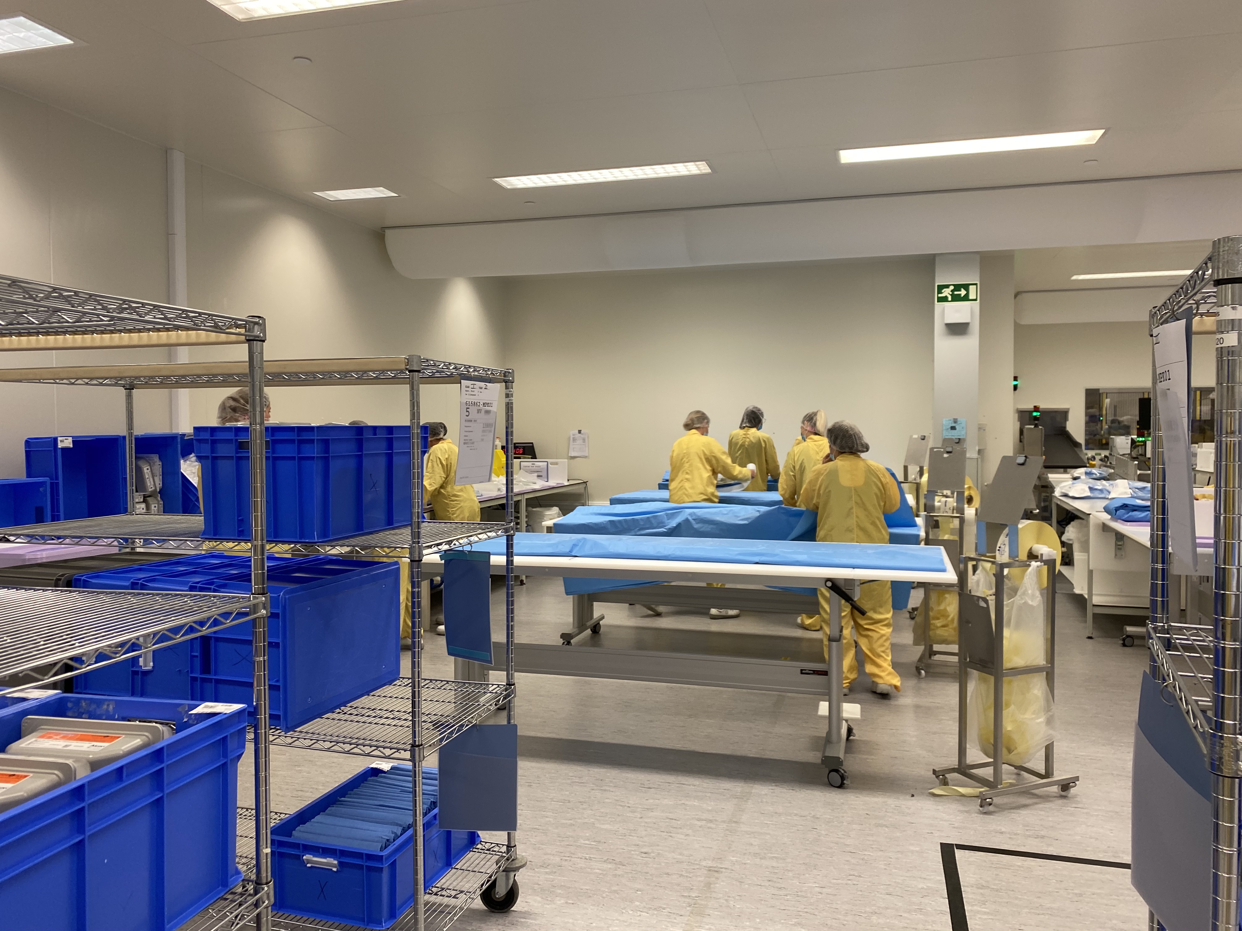 RTLS Pozyx dans la production Alcon
