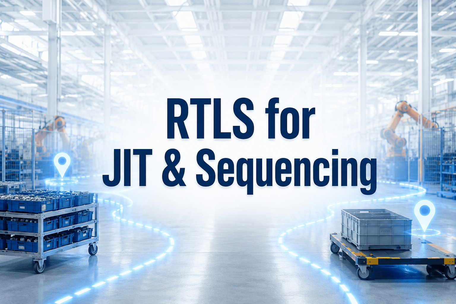 Learn how RTLS helps manufacturers improve Just-in-Time delivery, sequencing, WIP visibility, and material flow with real-time tracking and geofences.