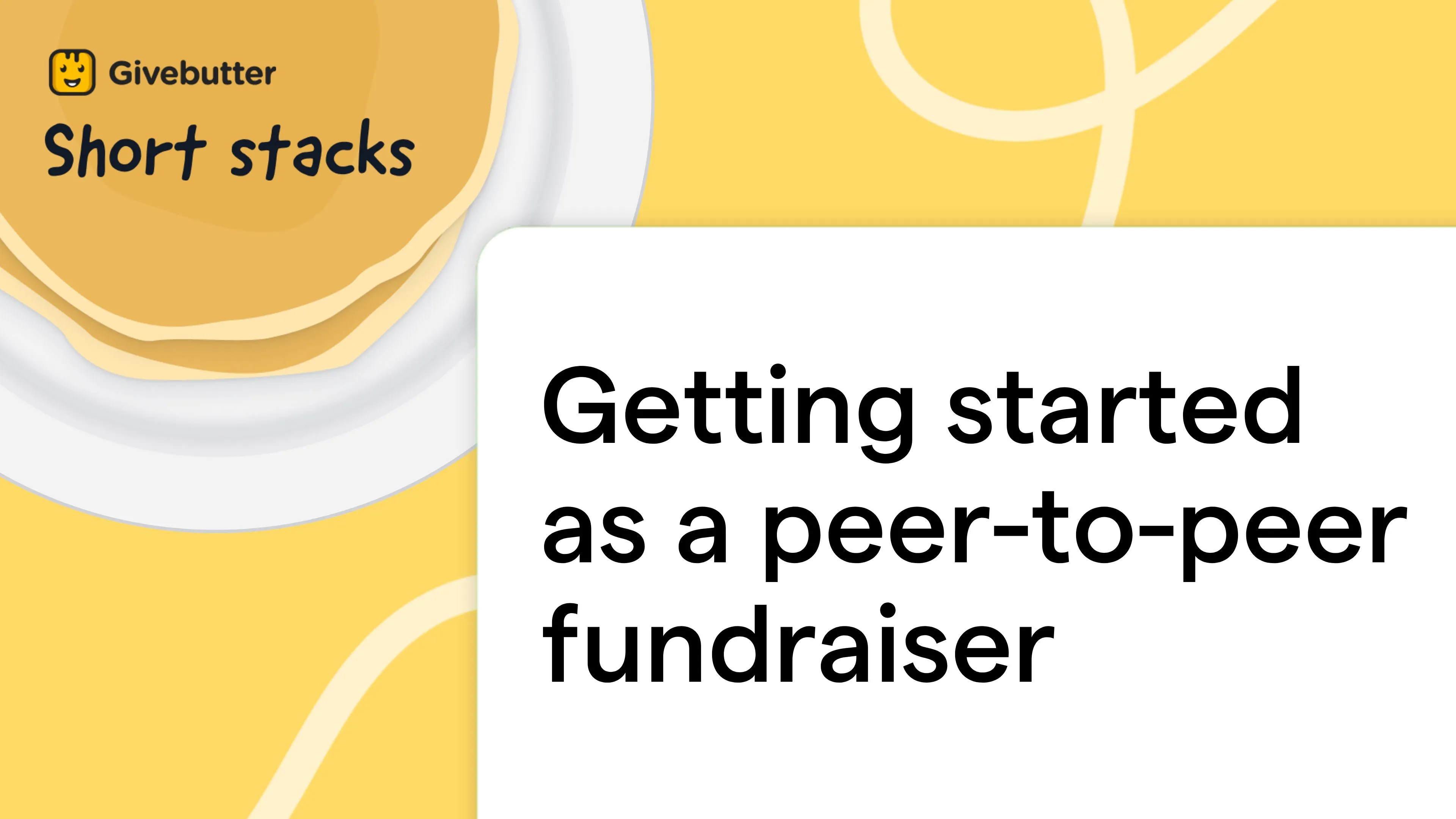 Getting started as a peer to peer fundraiser video thumbnail