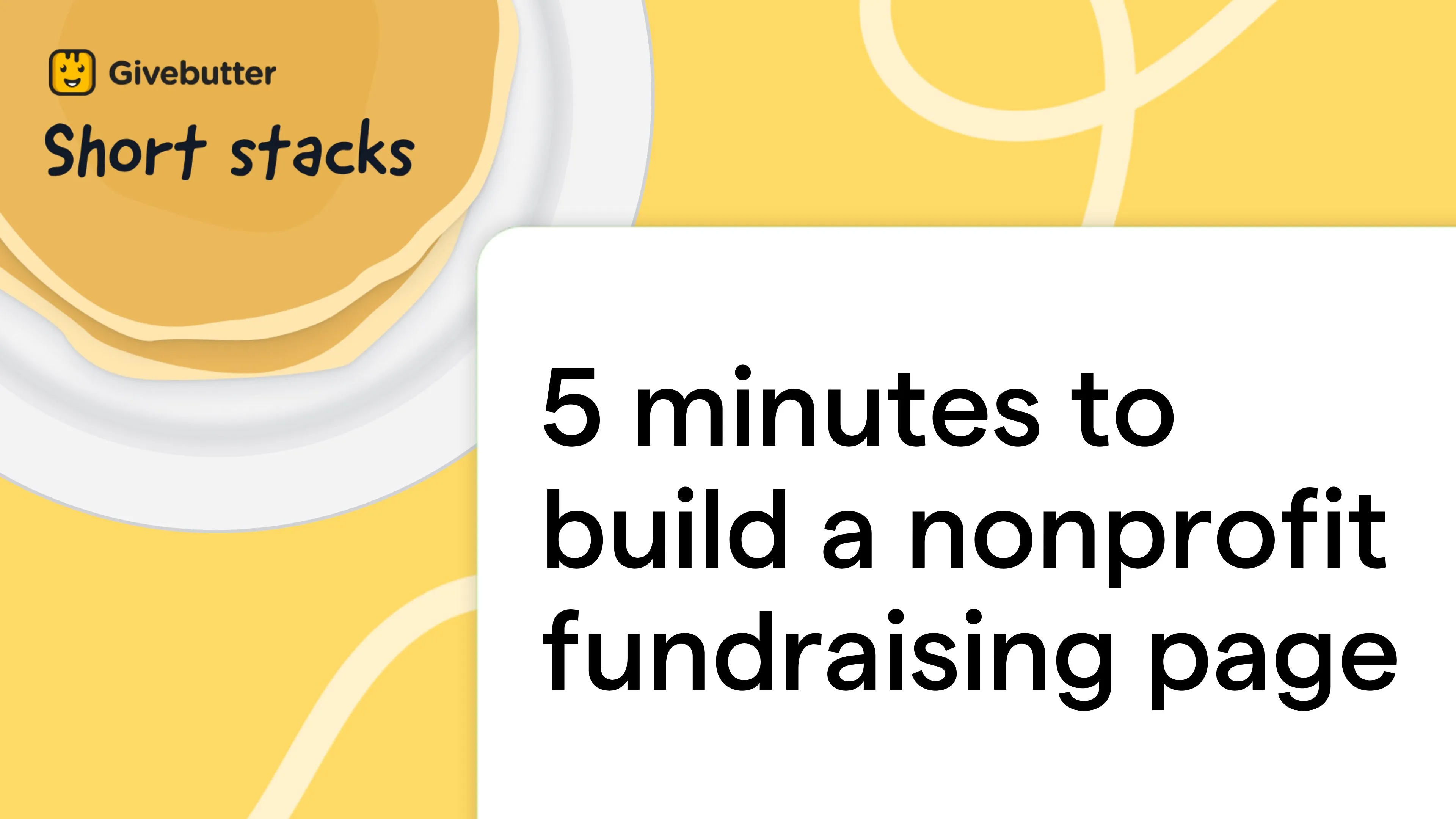 Build a nonprofit fundraising page video thumbnail