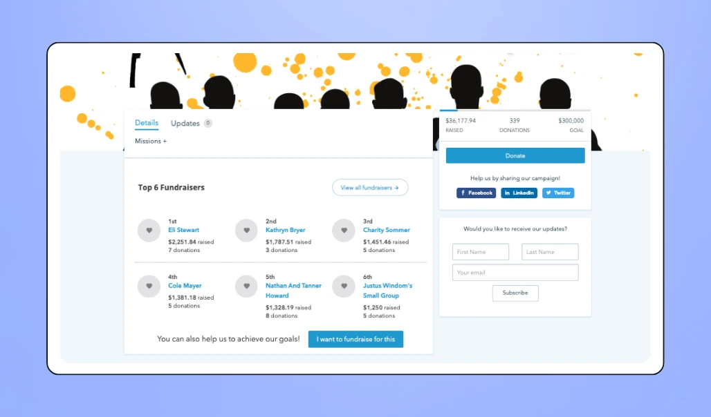 Donorbox P2P
