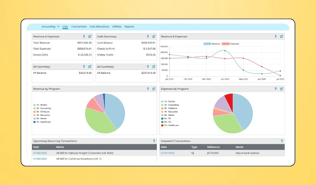Screenshot of FastFund platform's interface