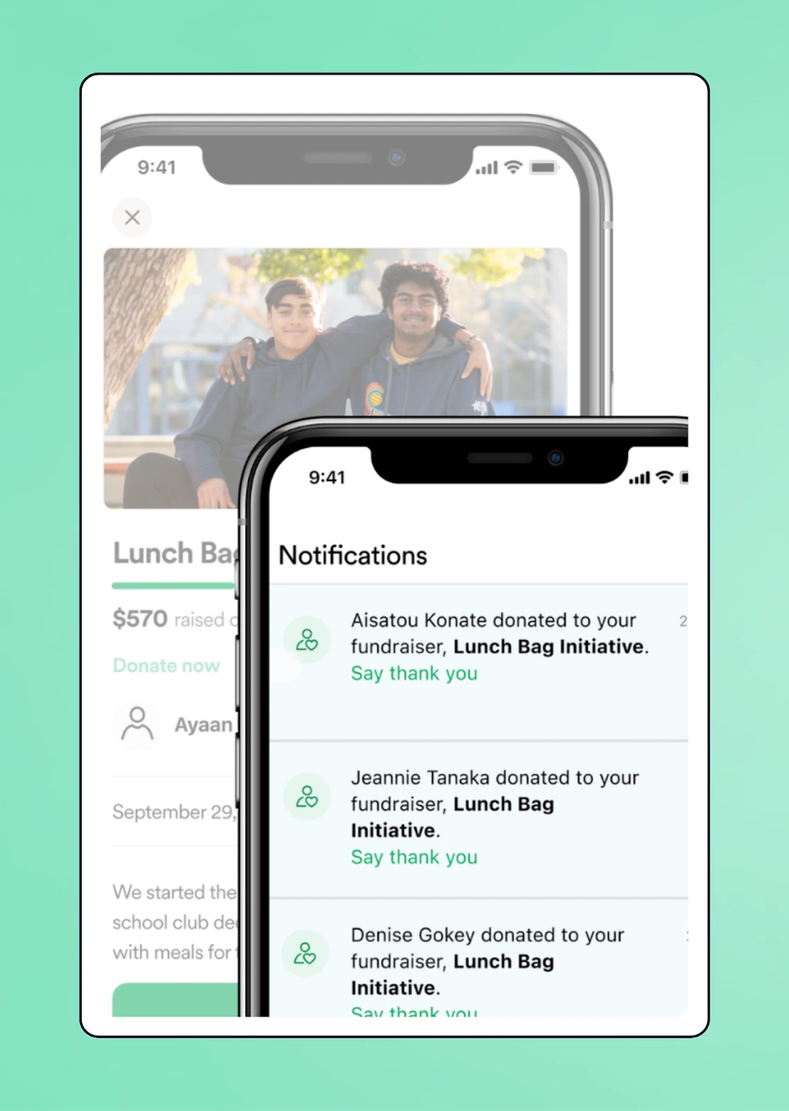 GoFundMe mobiel app