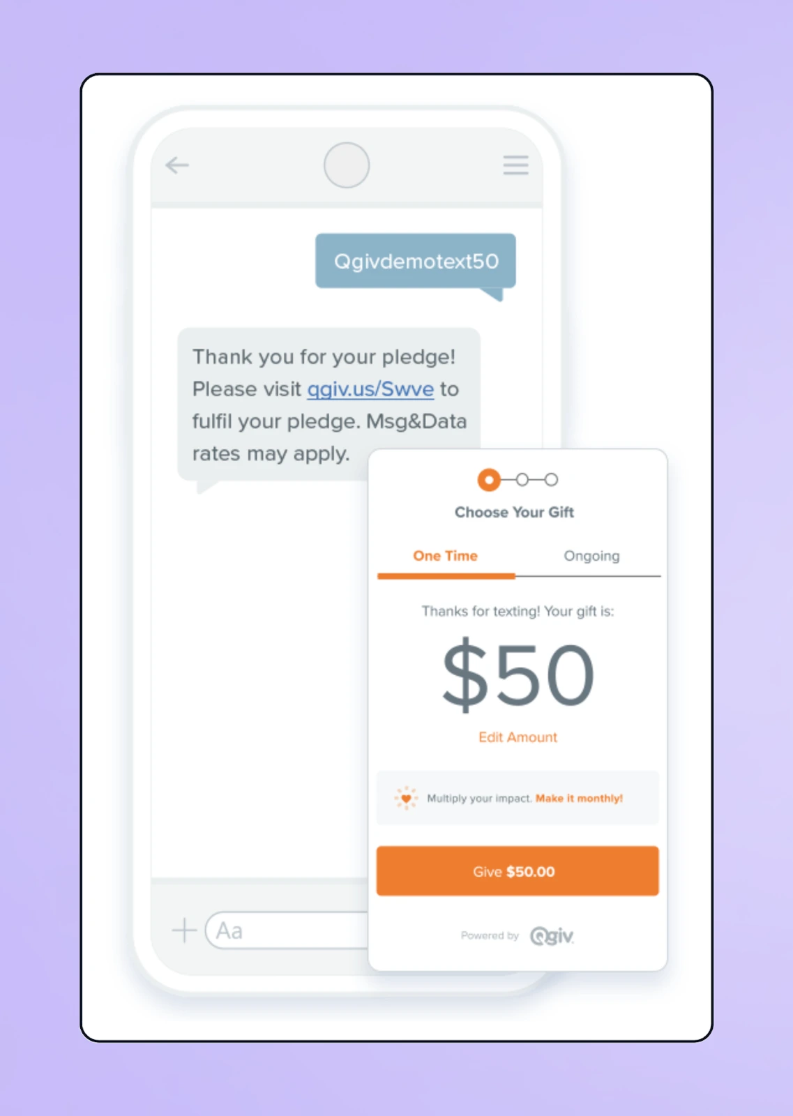 Qgiv mobile app