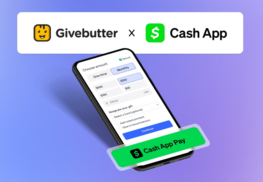 Cash app x Giebutter graphic