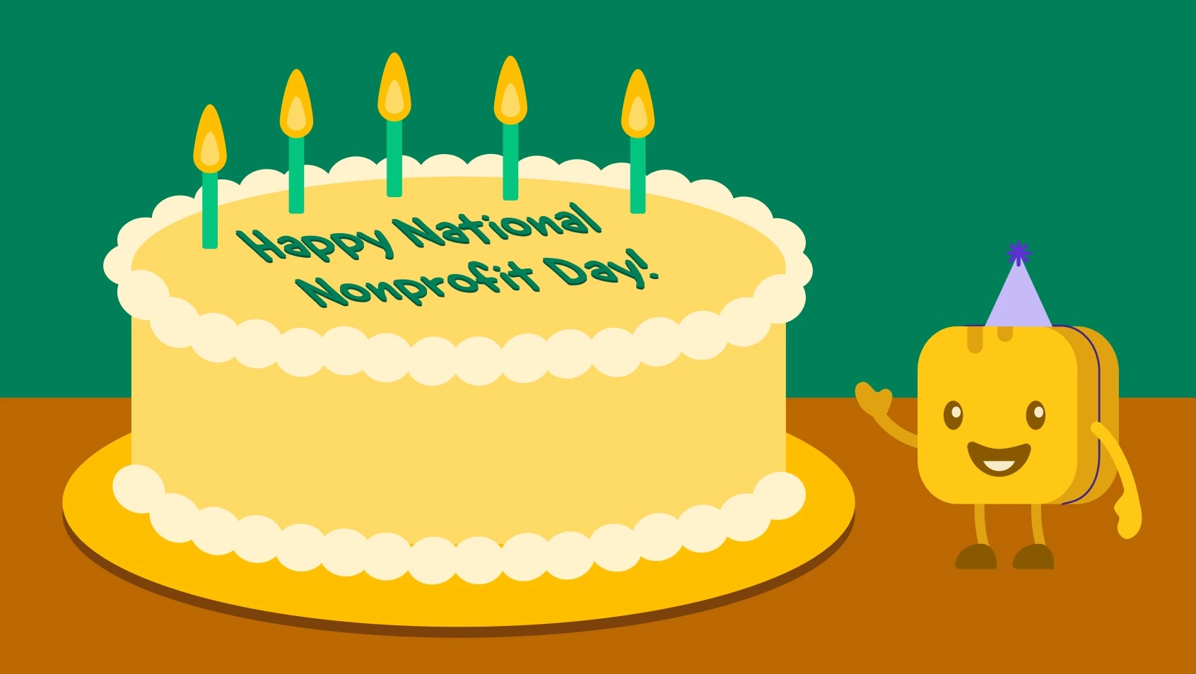 Mr Butter celebrating national nonprofit day