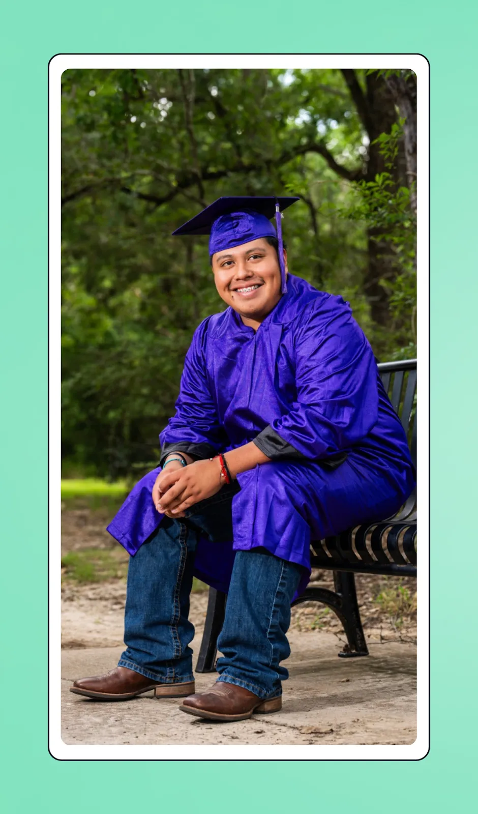 A portrait of a senior graduate