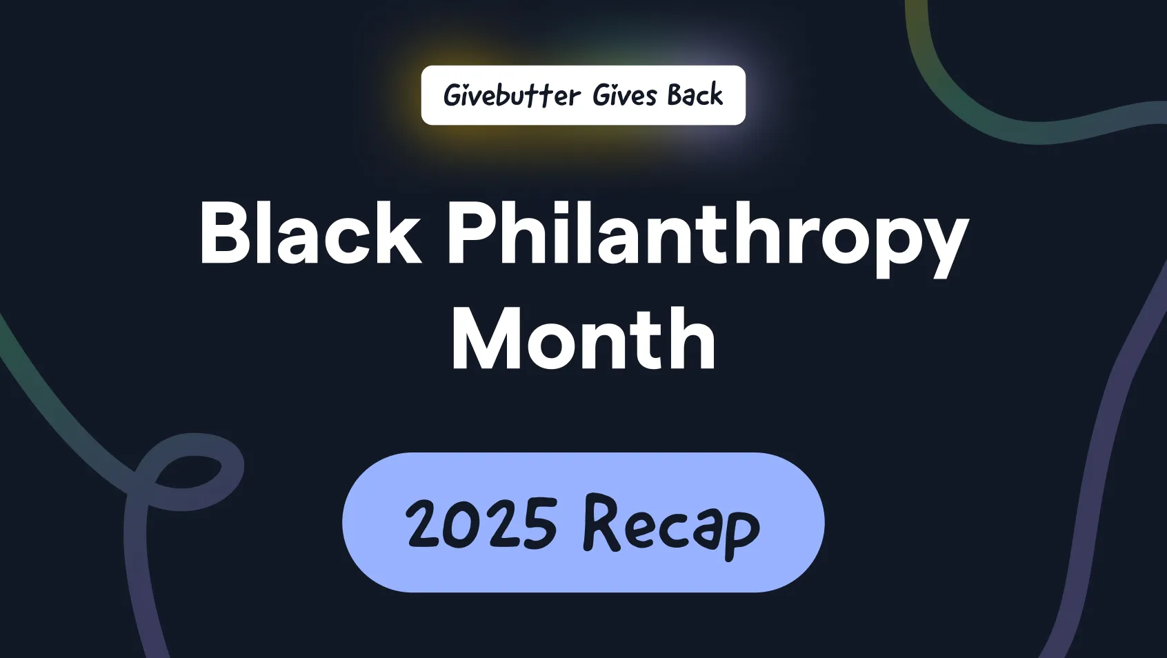 Black Philanthropy Month recap graphic