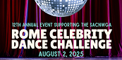Rome Celebrity Dance Challenge flyer