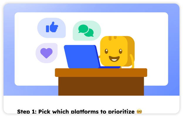 Nonprofit Social Media Strategy Template image