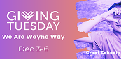 Giving Tuesday We Are Wayne Way graphic