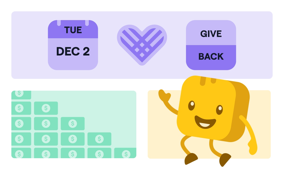 Givebutter Gives Back Giving Tuesday graphic