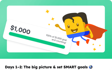 Raise $1K in 30 days header image
