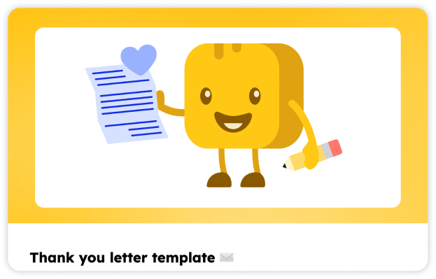 Donation thank-you letter template image