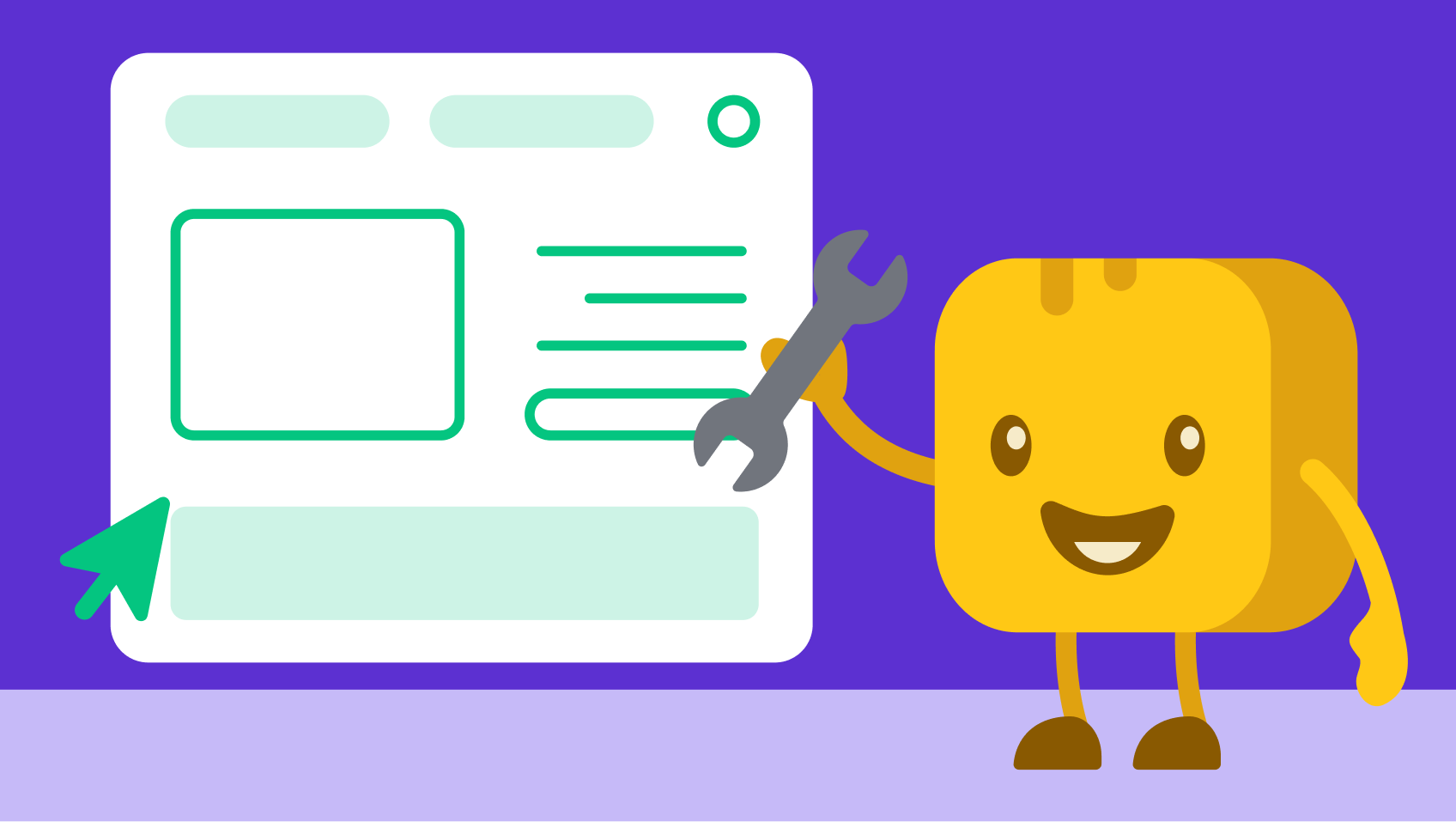 Mr Butter teaching how to build a website