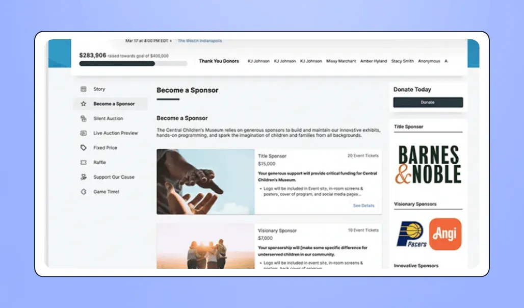 Screenshot of OenCause software