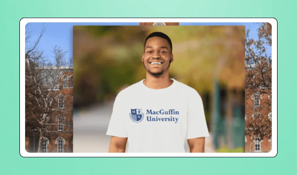 Screenshot of ThankView software