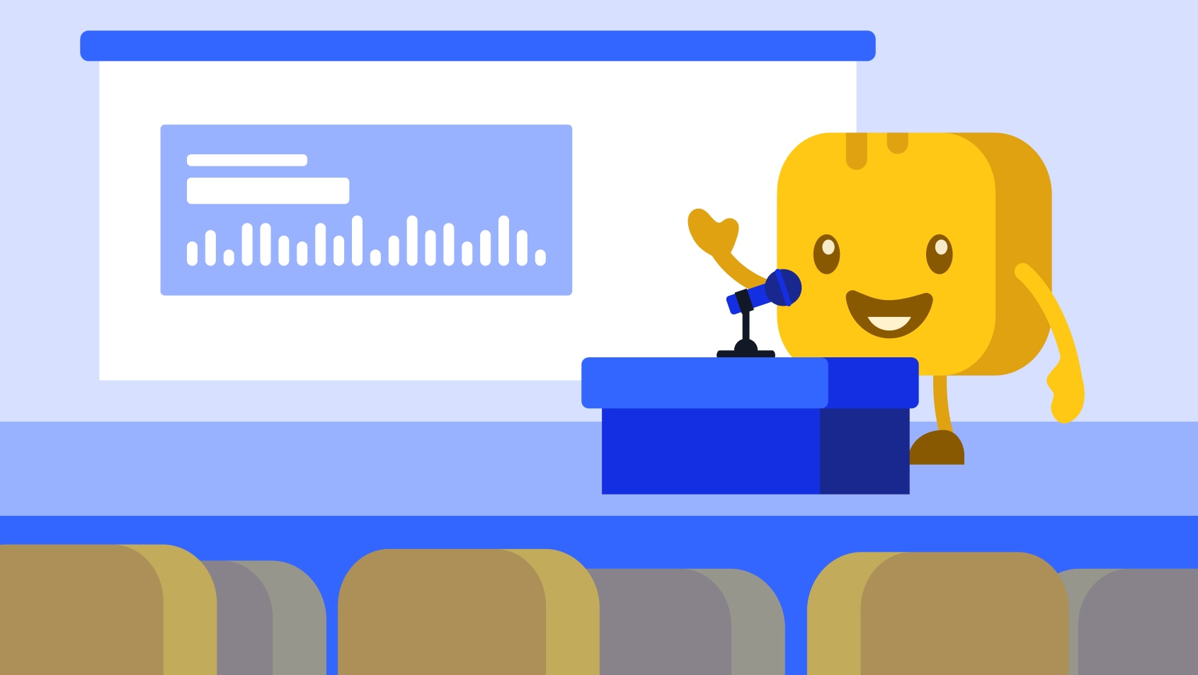 Mr Butter in a nonprofit conference