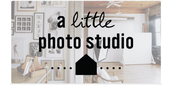 "a little photo studio" and a picture of a photo studio
