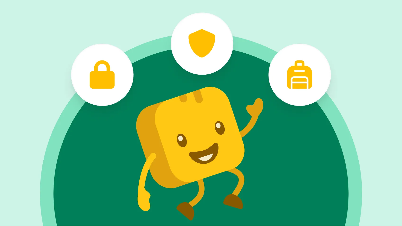 Butter character next to donor icons