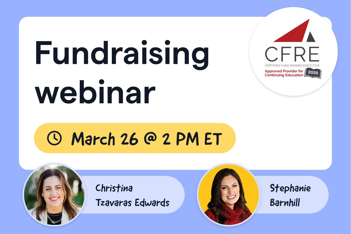 Fundraising webinar graphic