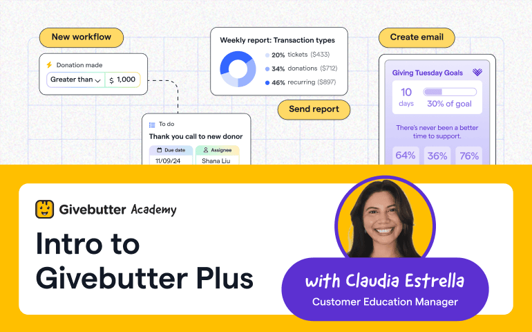 Givebutter Academy graphic