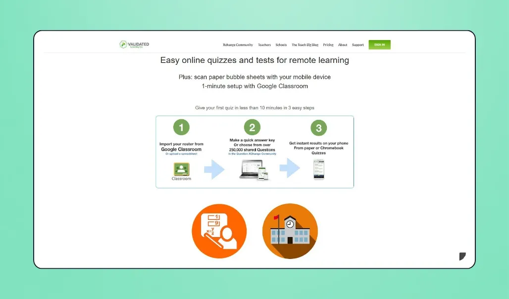 Screenshot of Quick Key's interface
