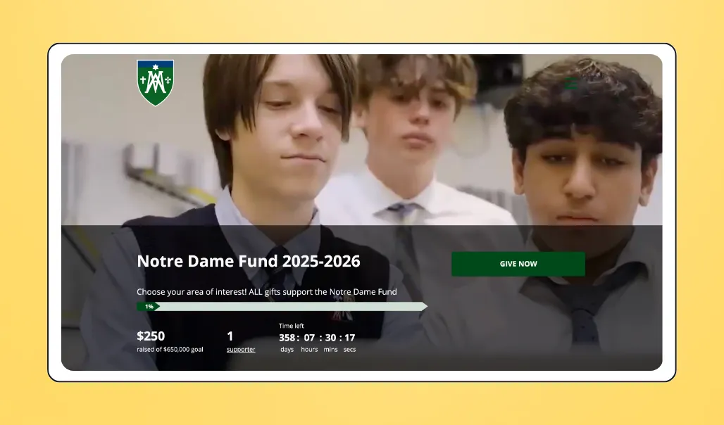 Screenshot of BoostMySchool's interface