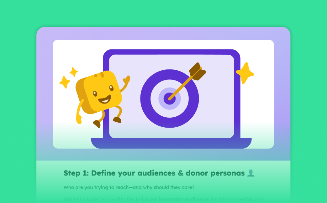 Build a comprehensive nonprofit marketing plan with this customizable template