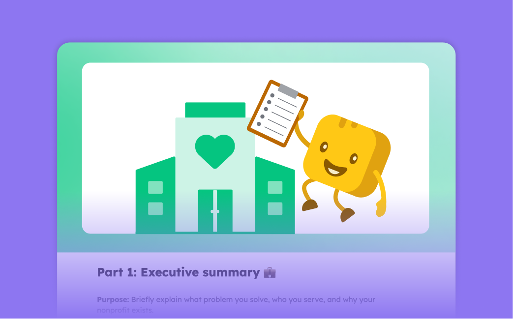Establish a strong foundation with this nonprofit business plan template