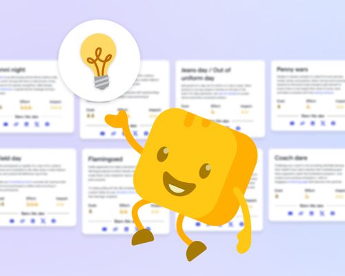 Mr. Butter with a lightbulb
