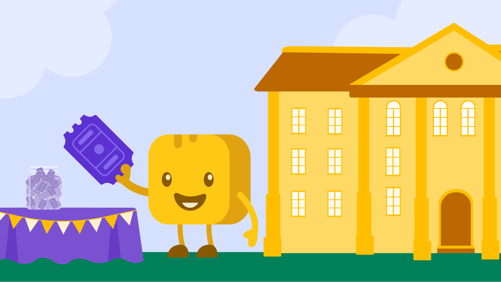 Mr Butter planning a school event