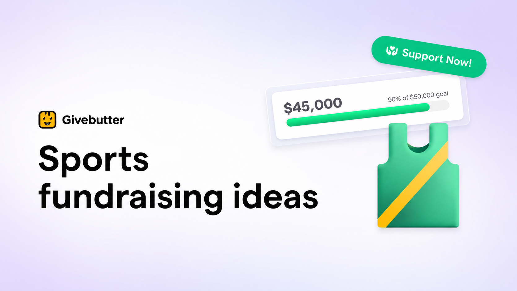 Sports fundraising ideas graphic