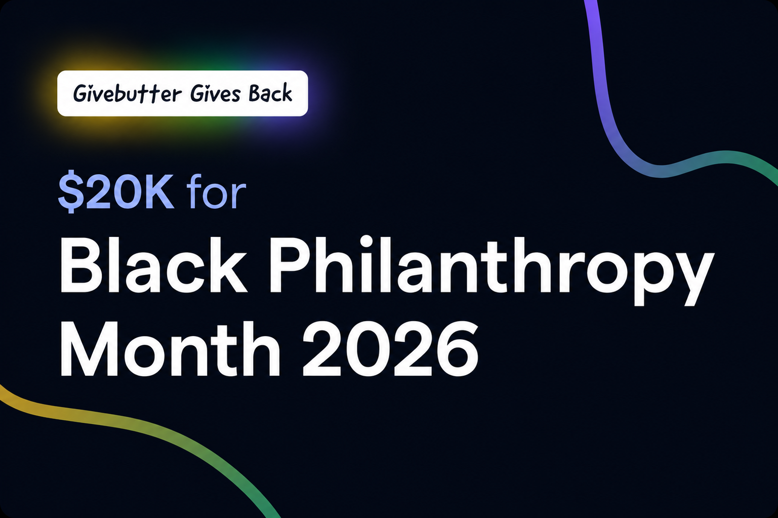 Black Philanthropy Month graphic