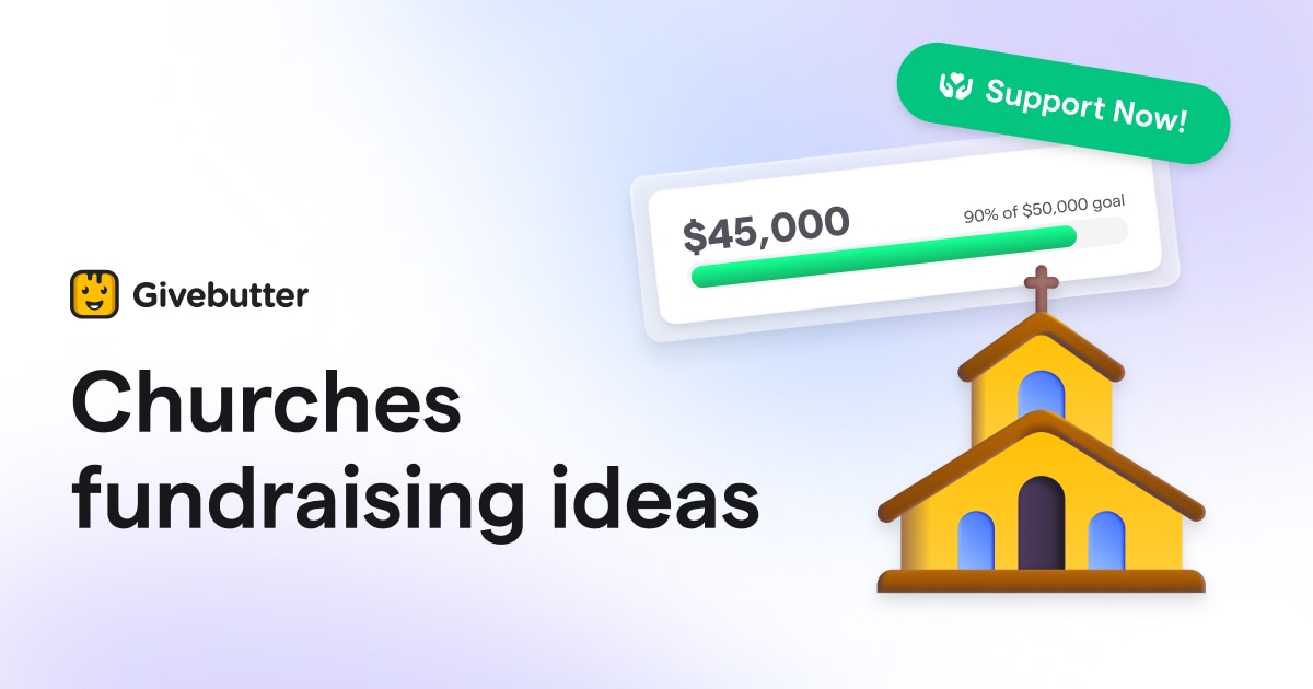 fundraising ideas for church graphic