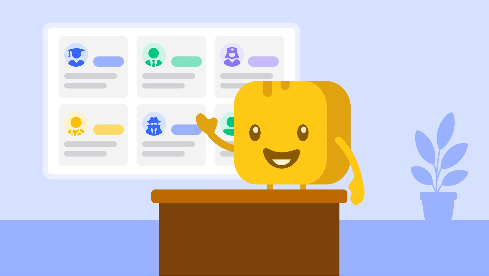 Mr Butter speaking about donor personas