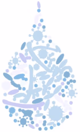 Logo for water microbiology conference