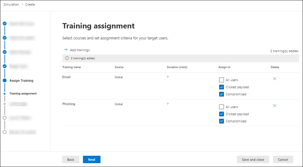 Microsoft AST simulation training